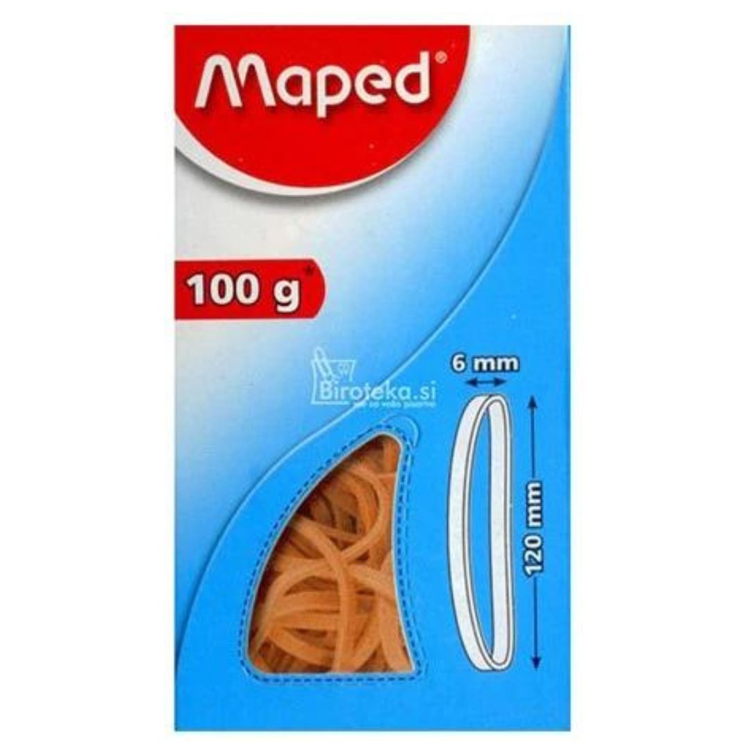 Maped Rubber Bands 100g - 120mm / 6mm