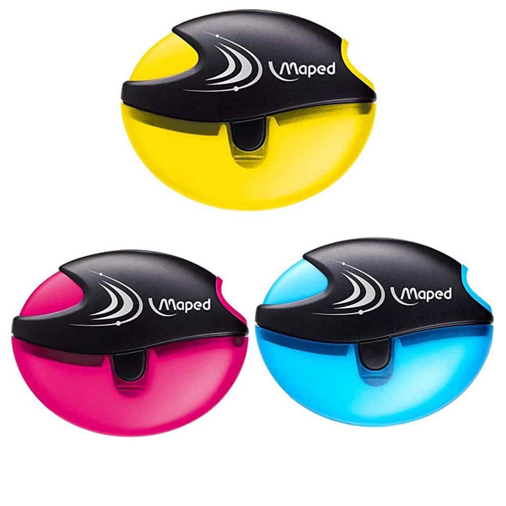 Maped Galactic Pencil Sharpener 1pc - Assorted Colours