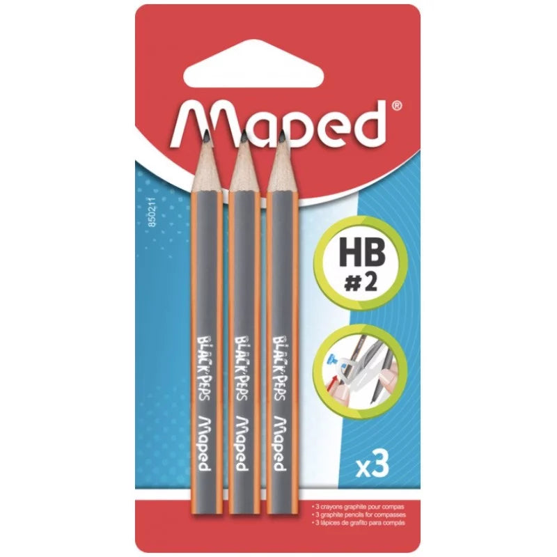 Mini HB Short Pencil X3