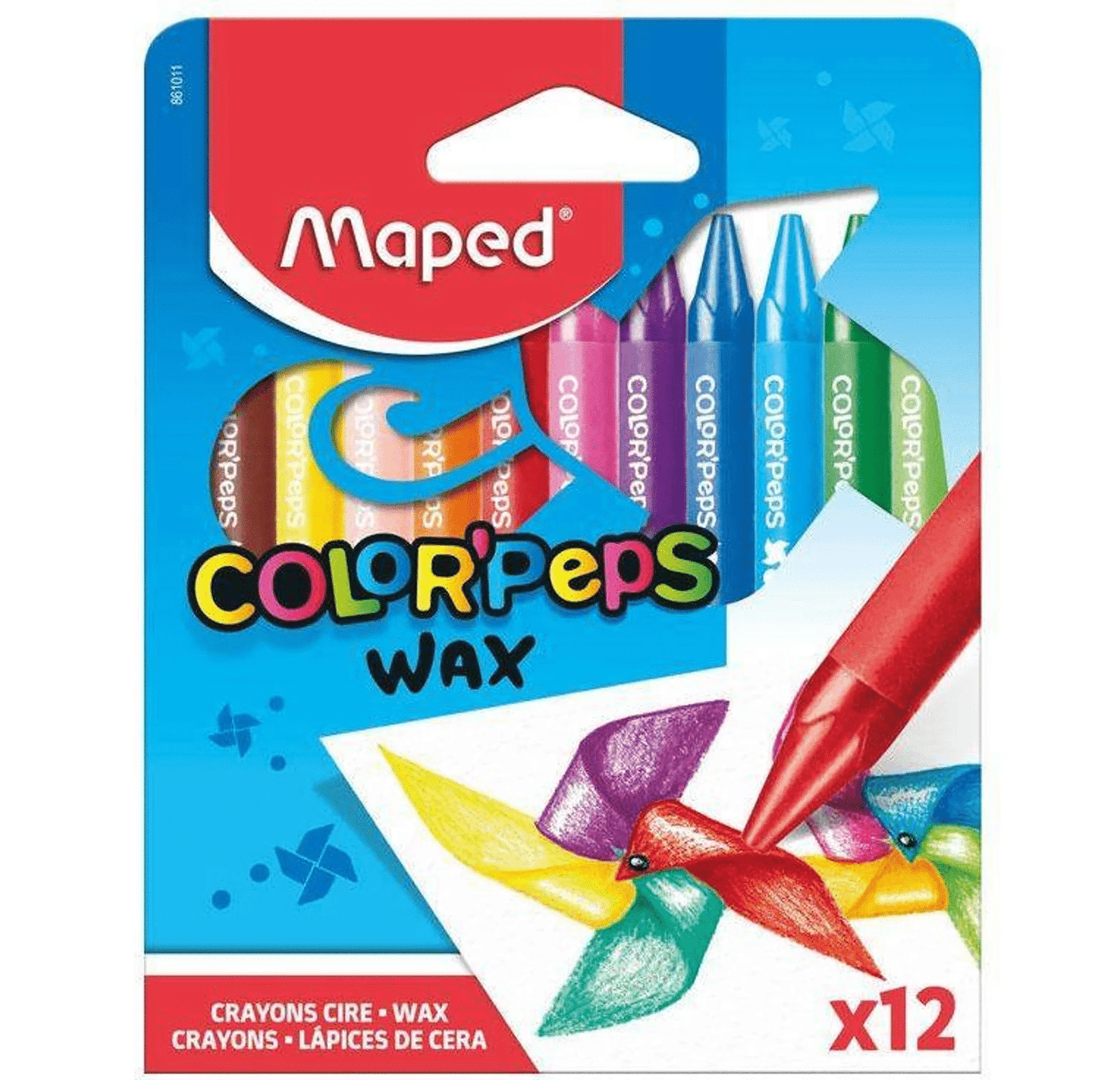 Maped Color'Peps Wax Crayons x12