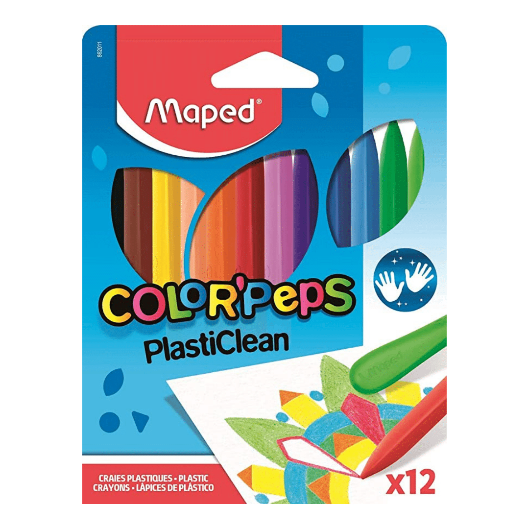 Maped Color'Peps PlastiClean x12