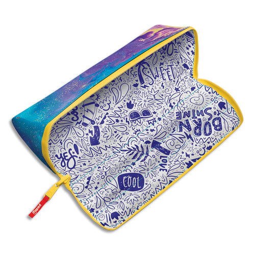 Maped XXL Trendy Reversable Blue Pencil case