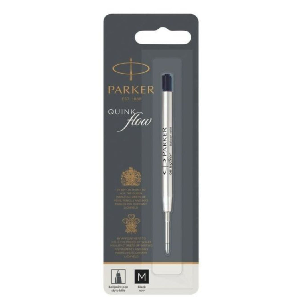 Parker Quink Flow Ballpoint Refill Medium - Black