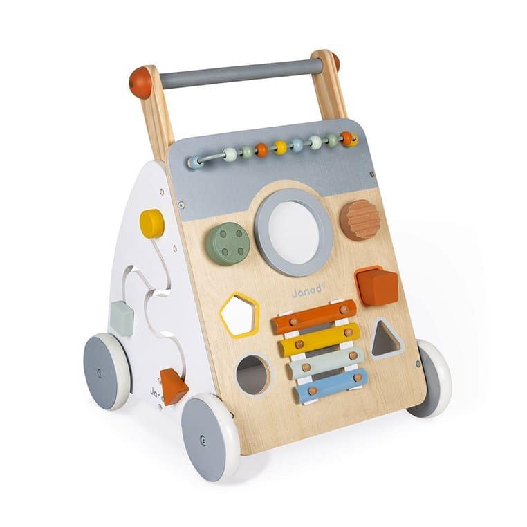 Janod - Wooden Sweet Cocoon Multi-Activity Walker