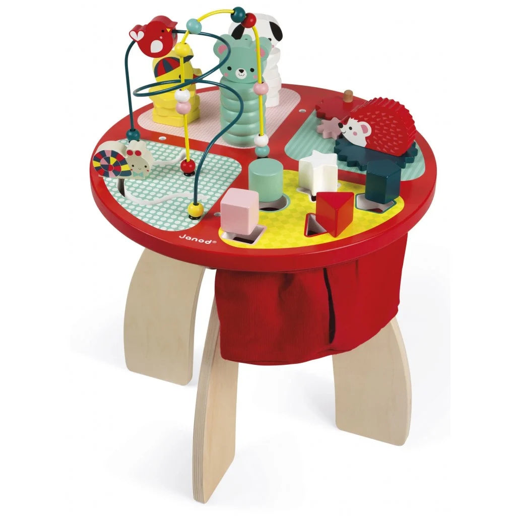 Janod - Wooden Baby Forest Activity Table