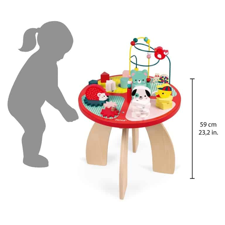 Janod - Wooden Baby Forest Activity Table