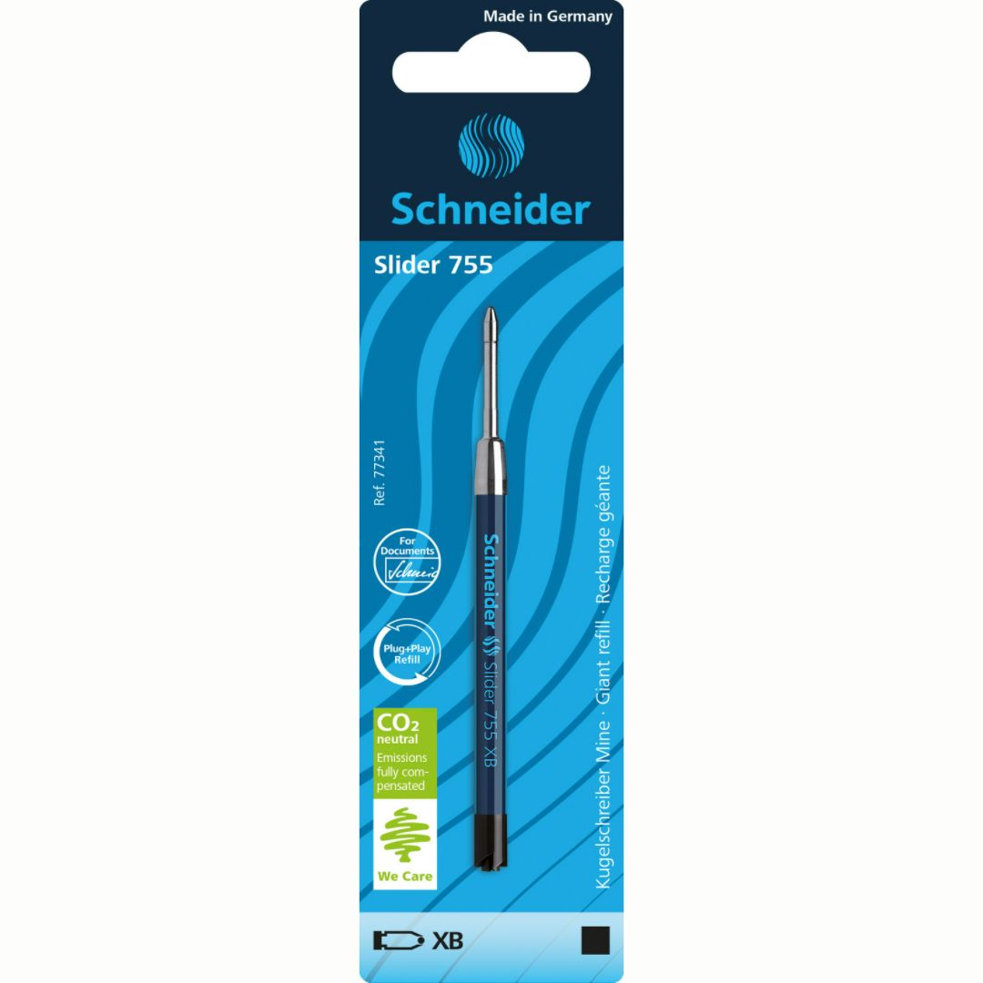 Schneider Slider 755 Ballpoint Refills - Black