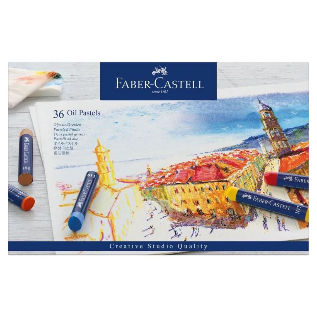 Faber-Castell Oil pastels Cardboard wallet of 36