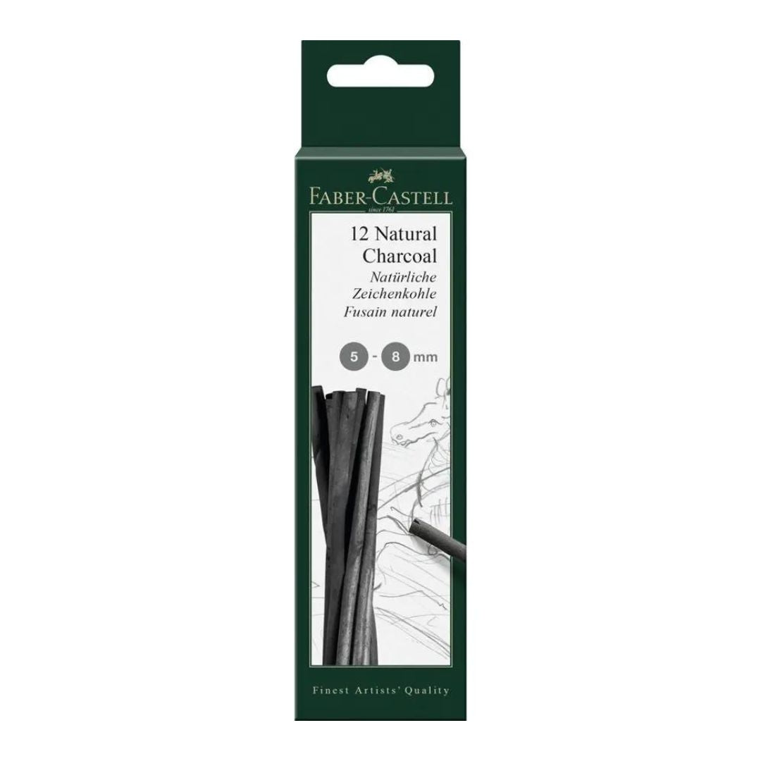 Faber-Castell Naturall Charcoal 12 Sticks