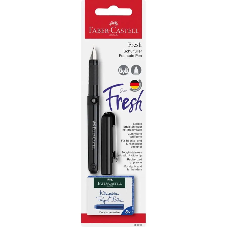 Faber-Castell Fresh School Fountain Pen - Black