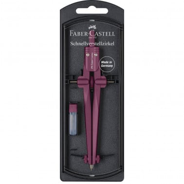 Faber-Castell - Giant Springbow Compass - Metallic Purple