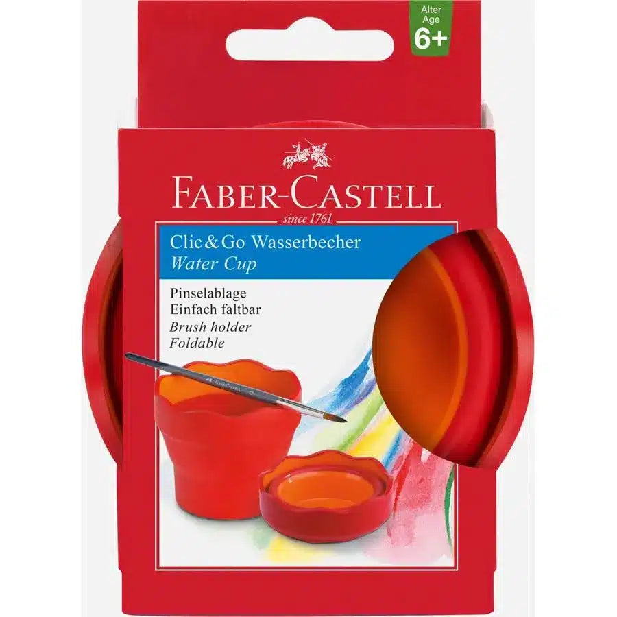 Faber-Castell Clic&Go Water Cup - Red