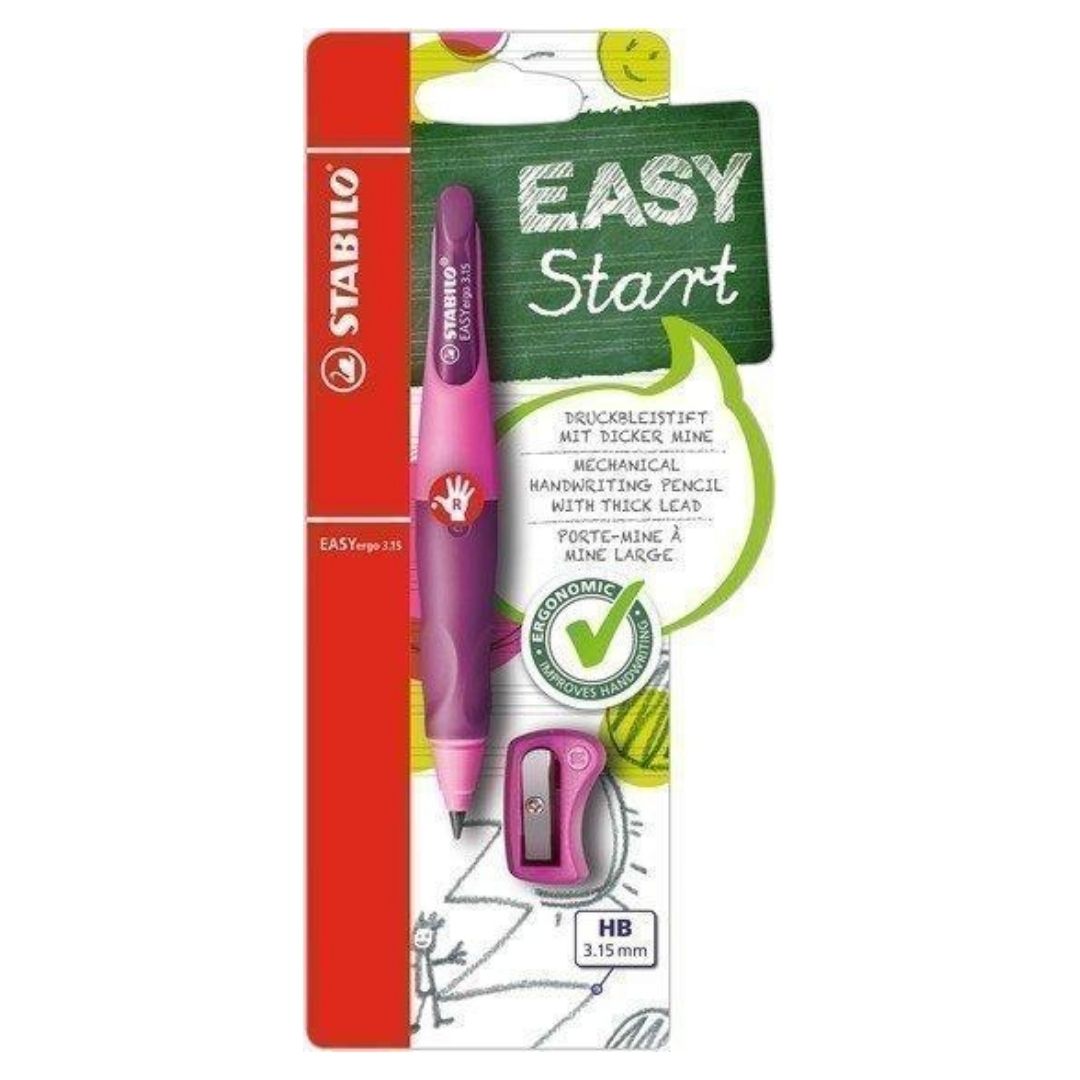 Stabilo EASYergo 3.15 Mechanical Pencil Pink Right Handed - Pink