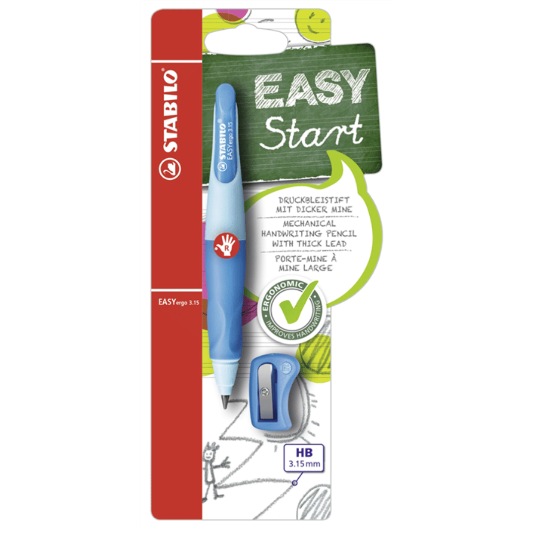 Stabilo Easy Ergo Mechanical Pencil - Blue/Right Handed