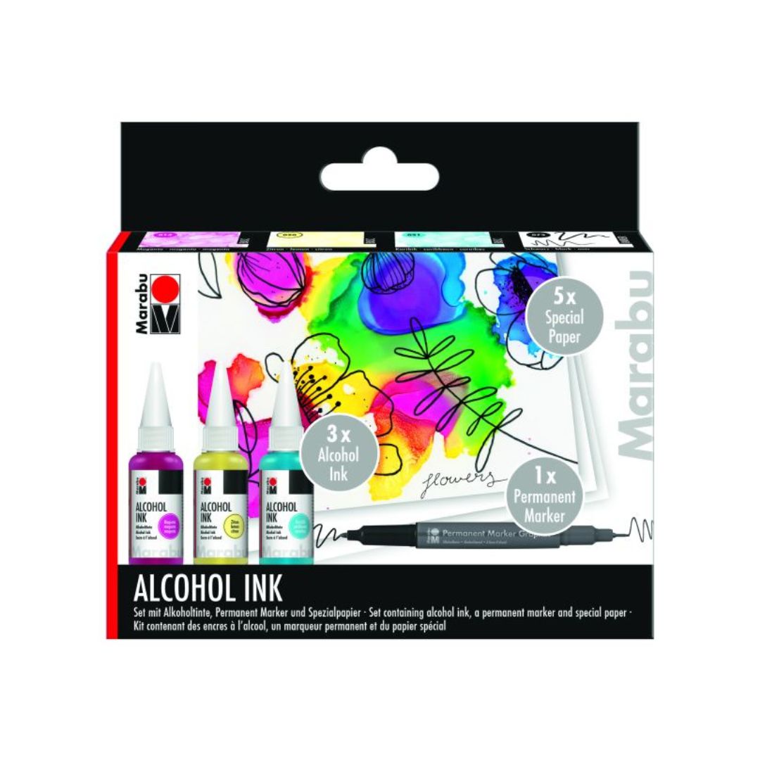 Marabu Alcohol Ink Set Flower