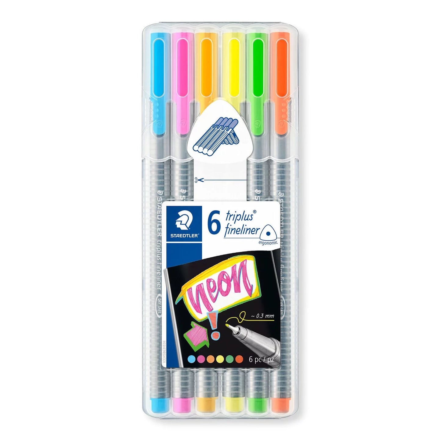 Staedtler Triplus Fineliners x6pcs