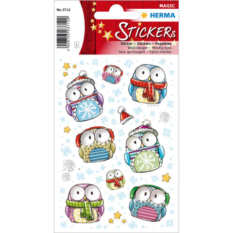 Herma Moving Eyes Penguins - 1 sheet