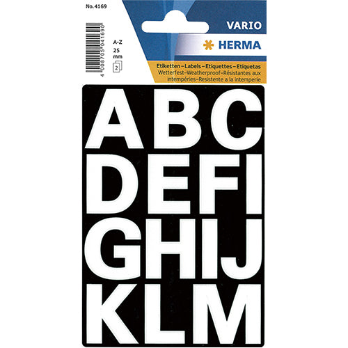 Herma Letters Labels (height 25mm A-Z)