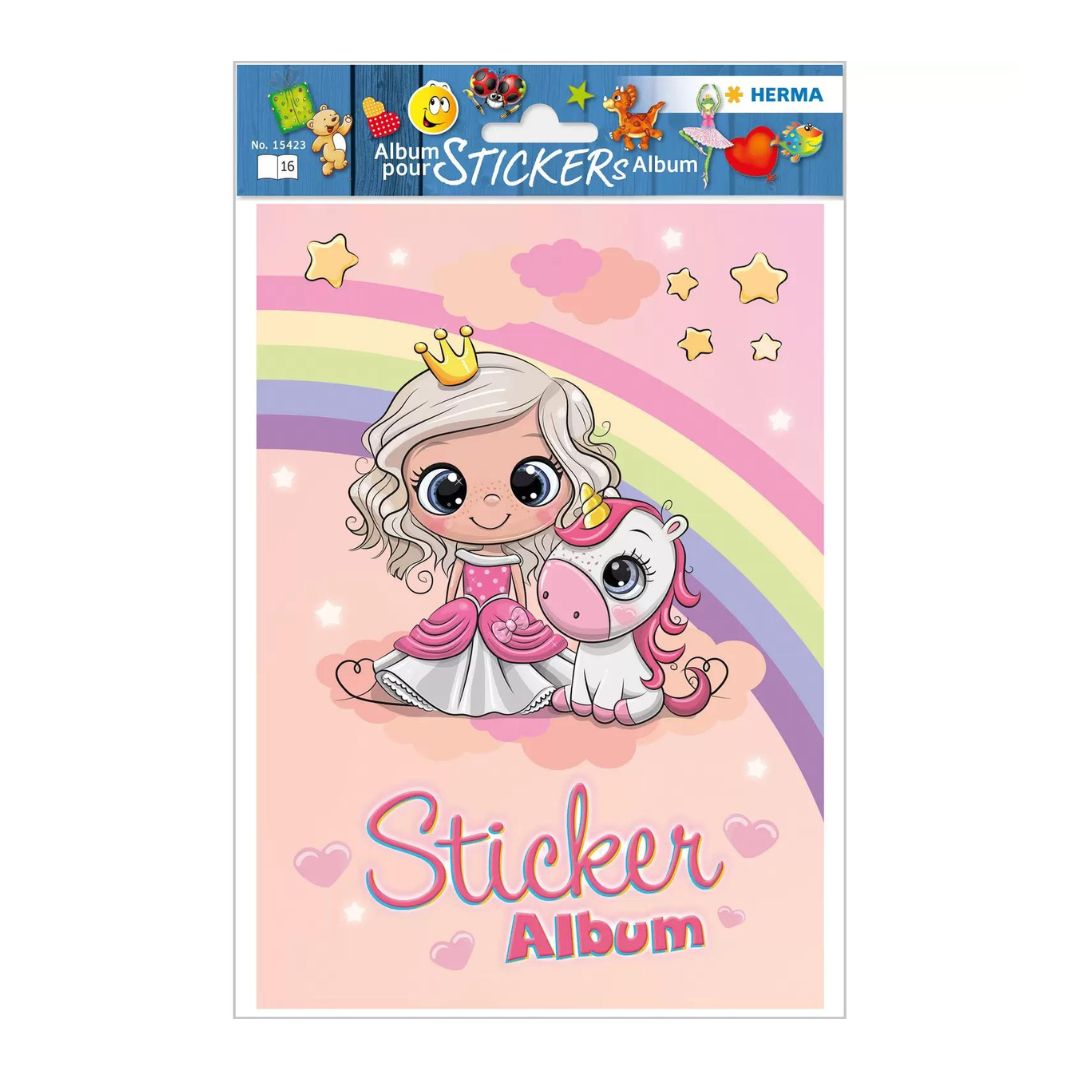 A5 Herma Sticker Album Princess Sweetie (16 pages blank)