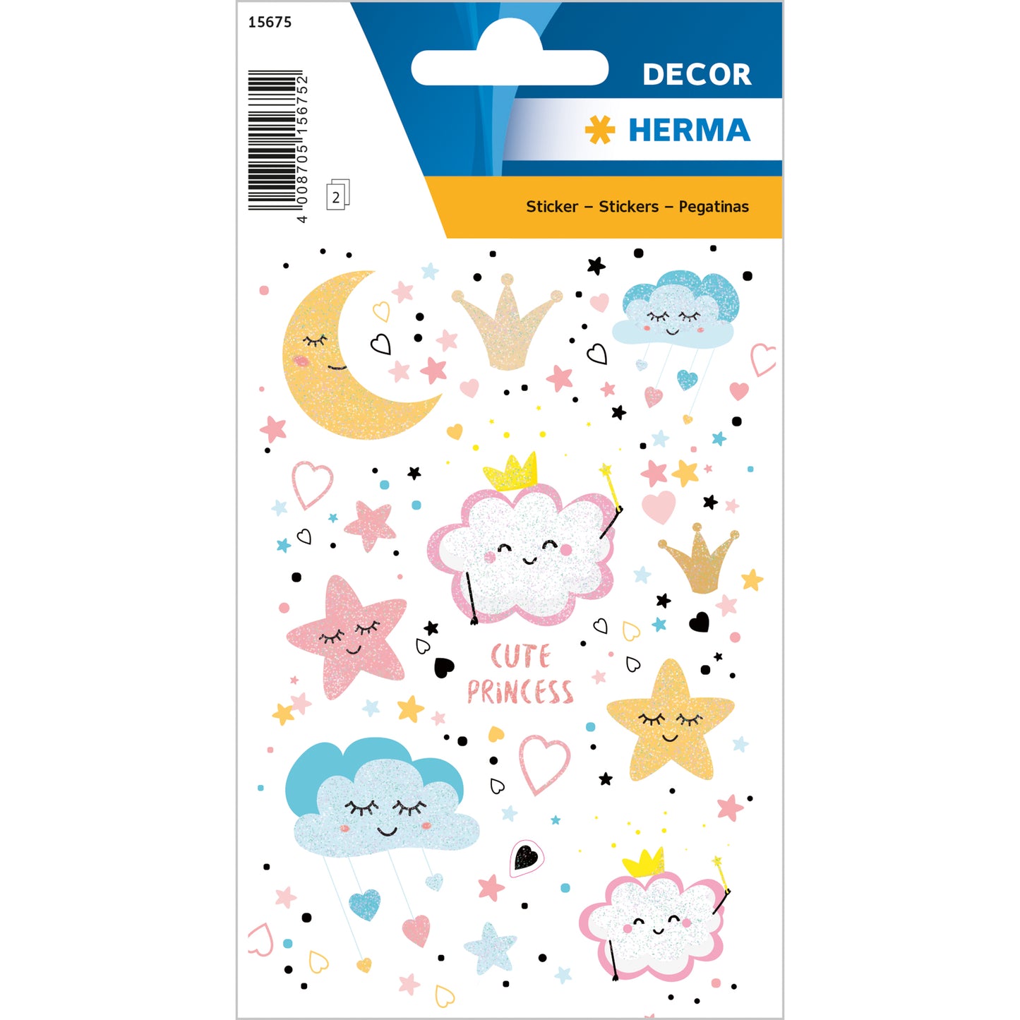 Herma Cute Princess stickers 26ctickers