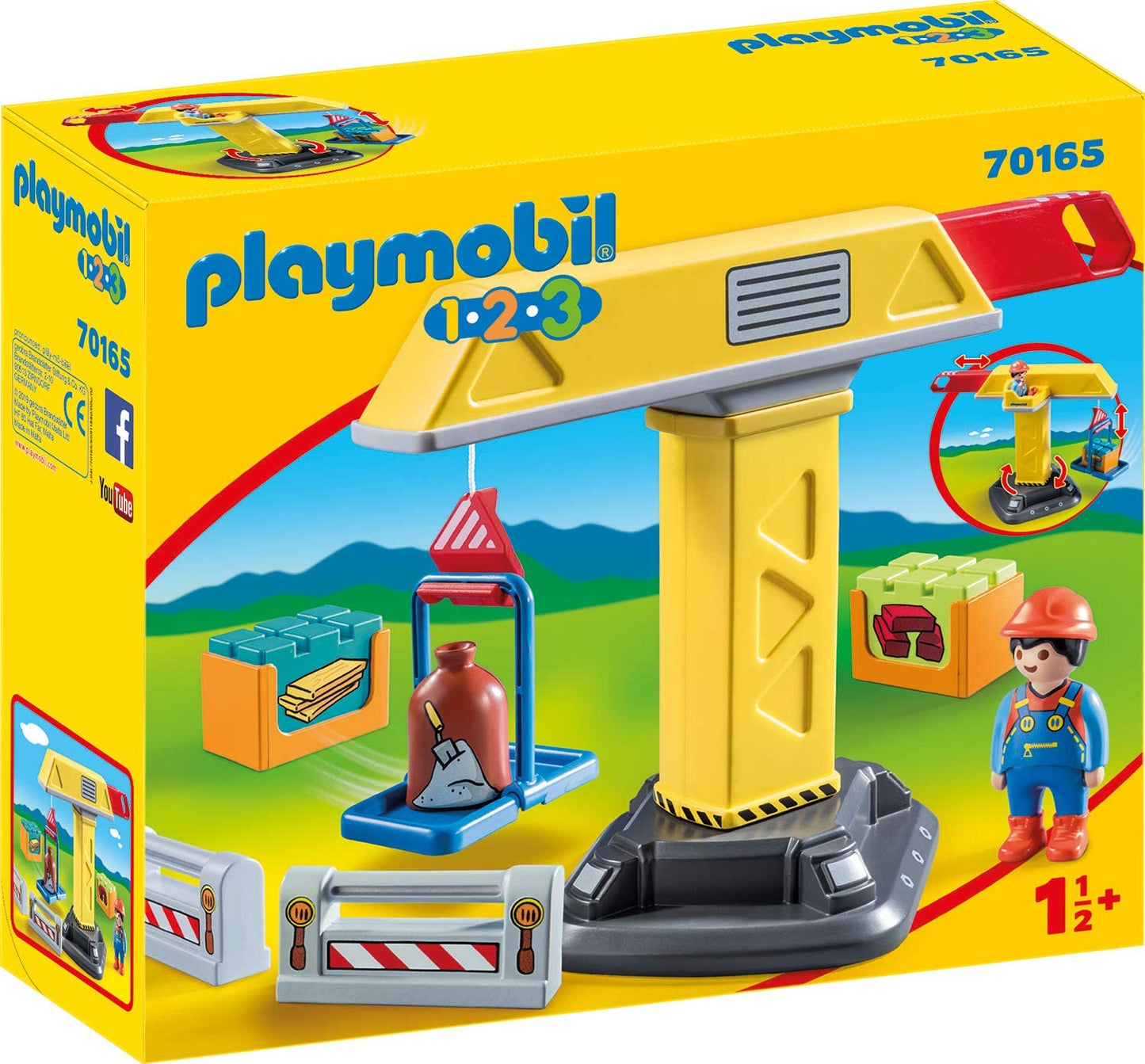 Playmobil 70165 Construction Crane