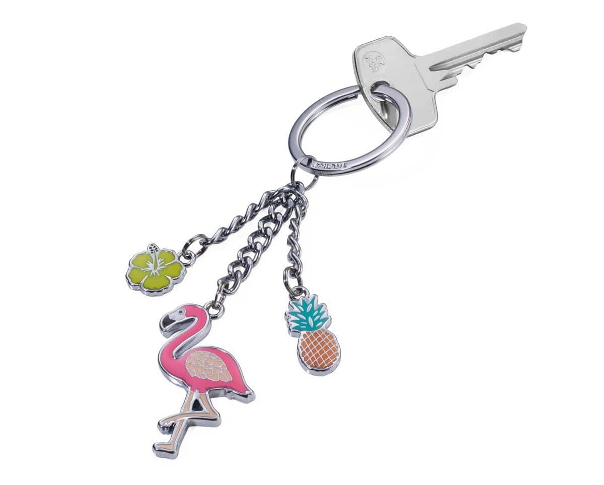 Flamingo Keyring