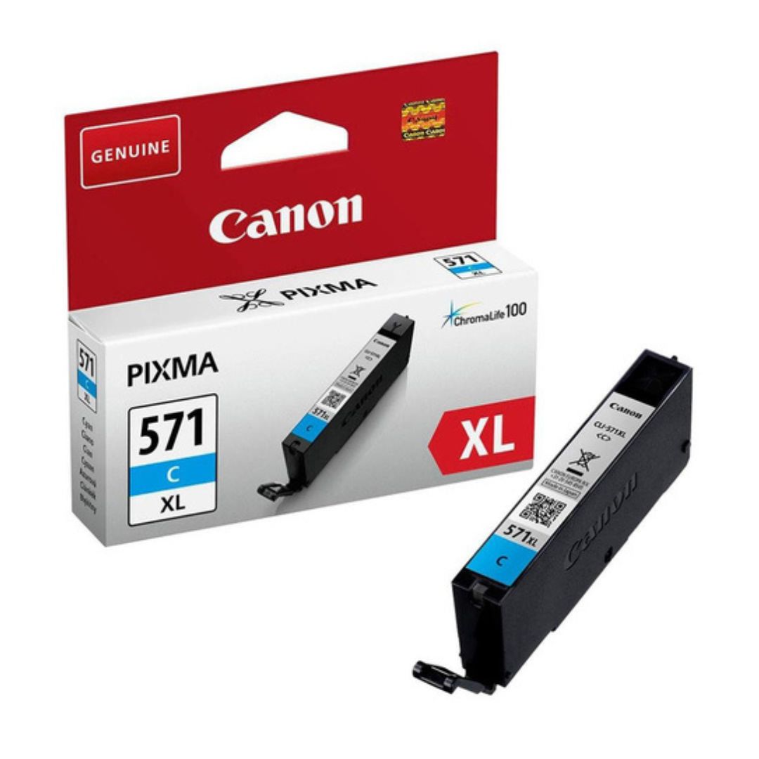 Canon Pixma Ink Cartridge 571 XL - Cyan 375 Pages