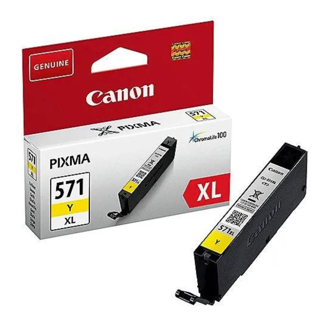 Canon Pixma Ink Cartridge 571 XL - Yellow 375 Pages