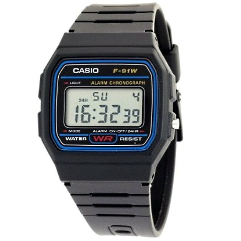Casio F-91W-1YEG - Black Wrist Watch