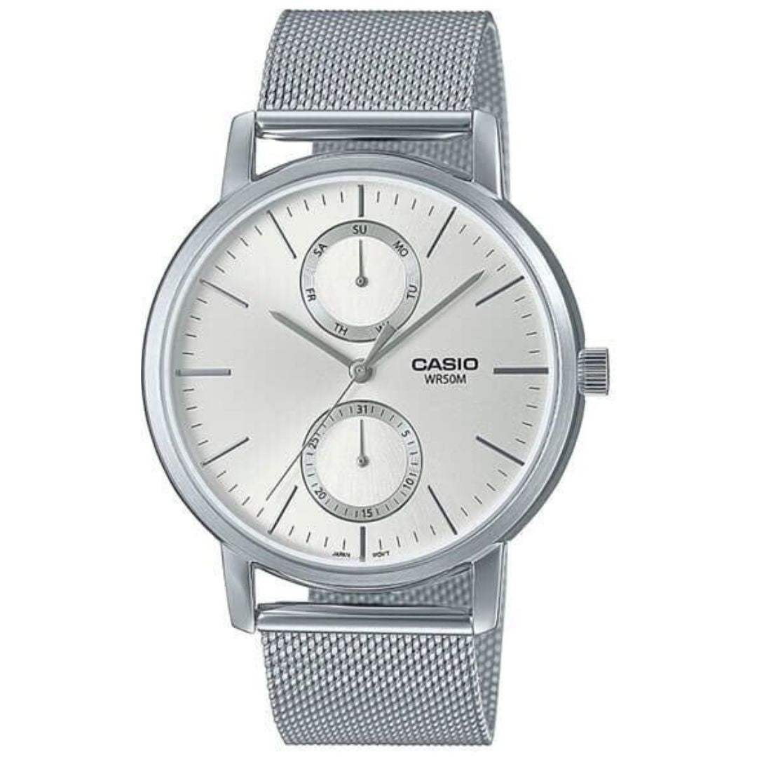 Casio MTP-B310M-7AVEF Unisex Watch - Silver