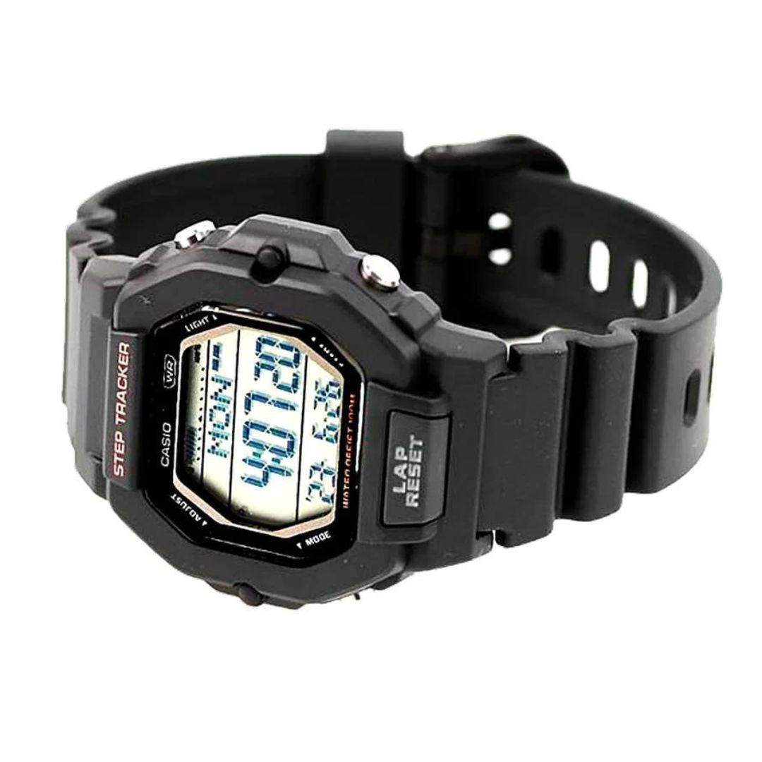 Casio Vintage LWS-2200H-1AV Step Tracker Watch - Black