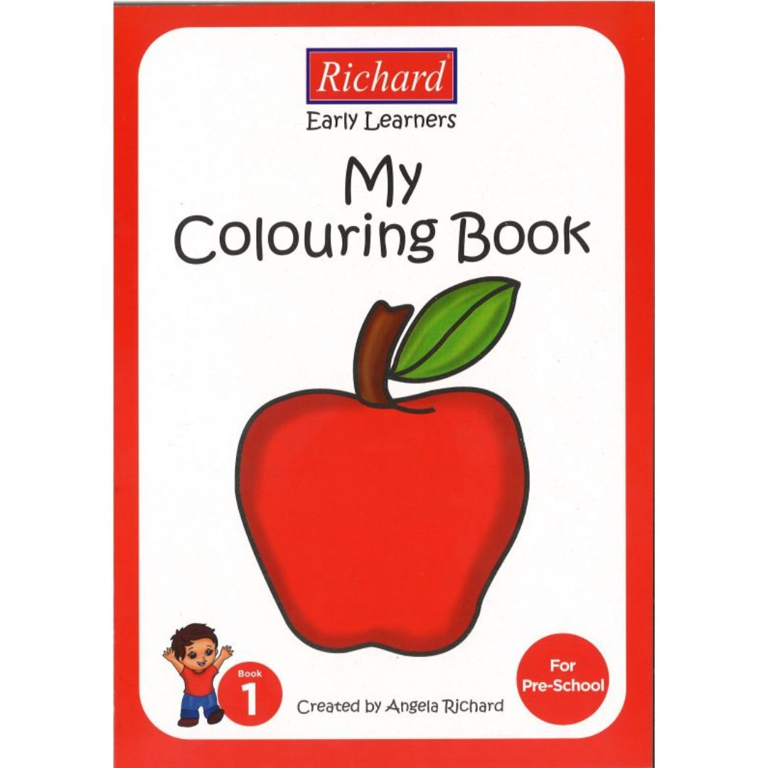 My Colouring Book - Book 1 Red Apple