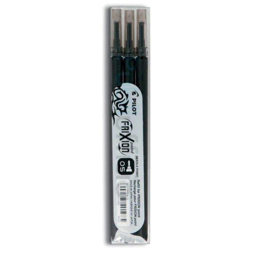 Pilot Frixion Refill Pack of 3 Pieces - Black 0.5mm