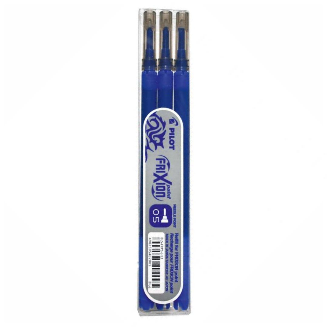 Pilot Frixion F Refill Pack of 3 Pieces - Blue 0.5mm