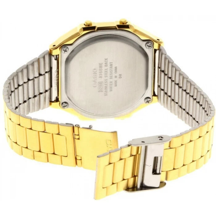 Casio Vintage Digital Camo Gold Watch