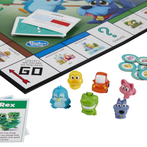 Hasbro - My First Monopoly 2-Sided Board Game for Kids