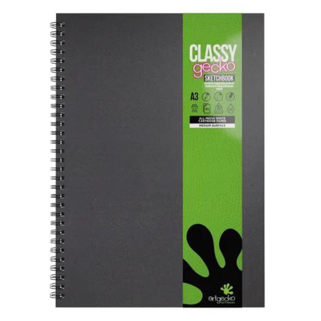 Artgecko A3 Classy Gecko All Media Sketchbook  150g