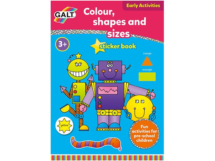 Galt Colour, Shapes and Sizes Sticker Book