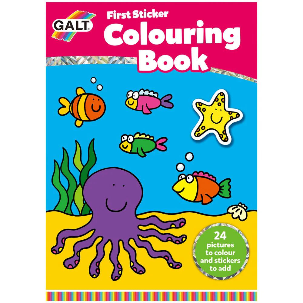 Galt - First Sticker Colouring Book