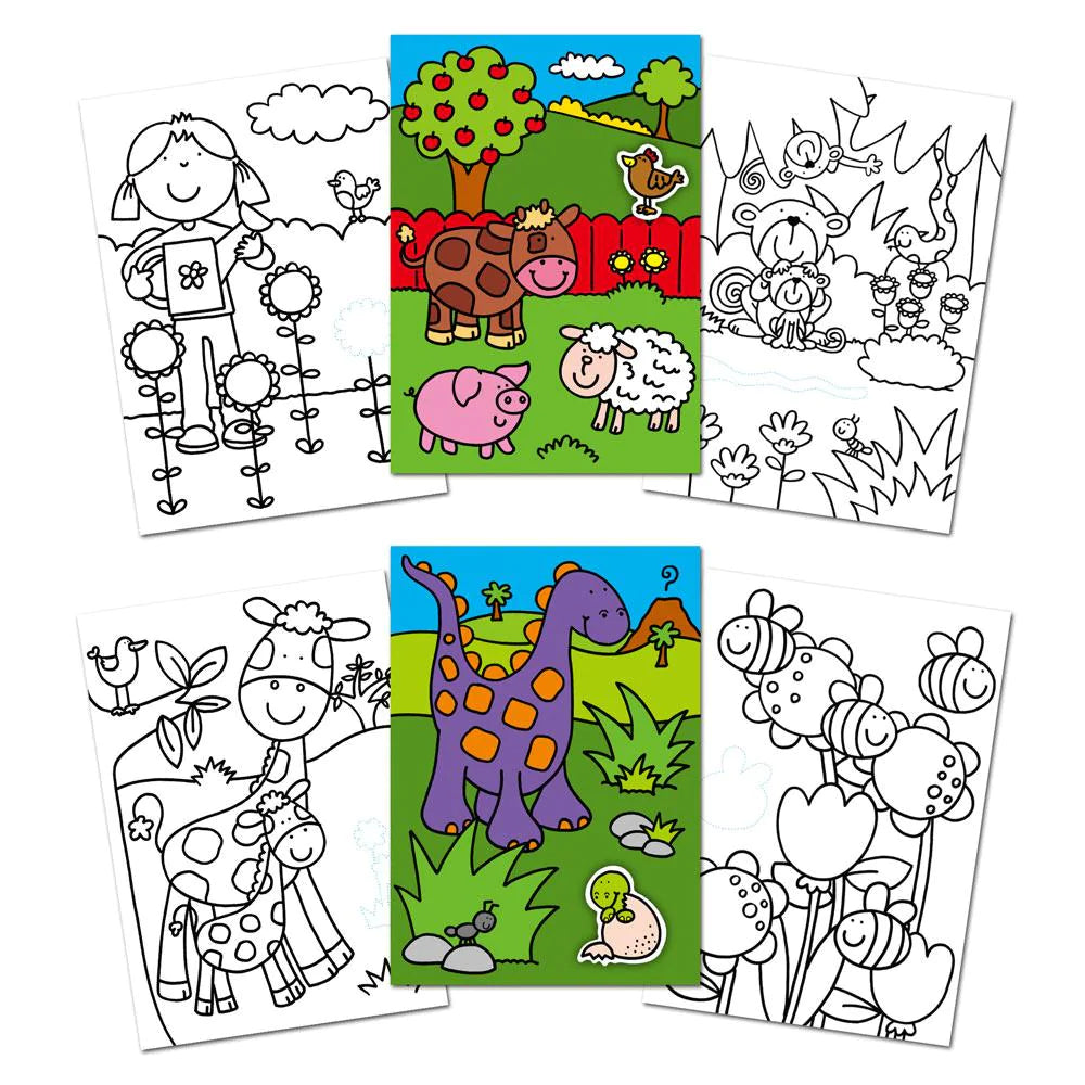 Galt - First Sticker Colouring Book