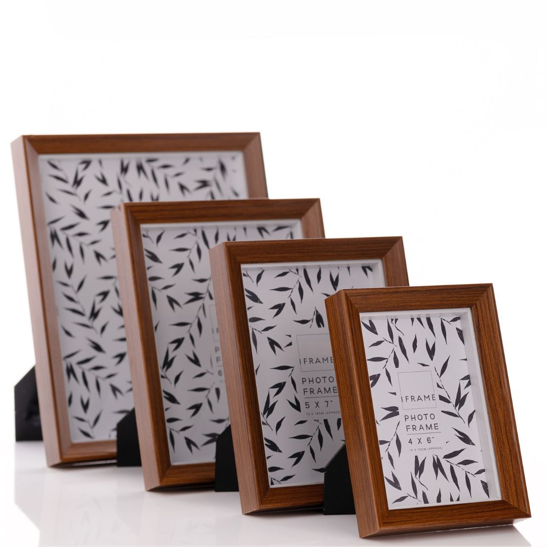 Dark Wood Shadow Photo Frame - Various Size Of Photo - 13 x 18 cm(5"x7