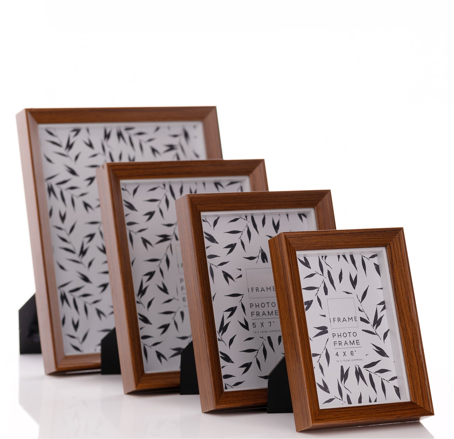 Dark Wood Shadow Photo Frame - Various Size Of Photo - 13 x 18 cm(5"x7