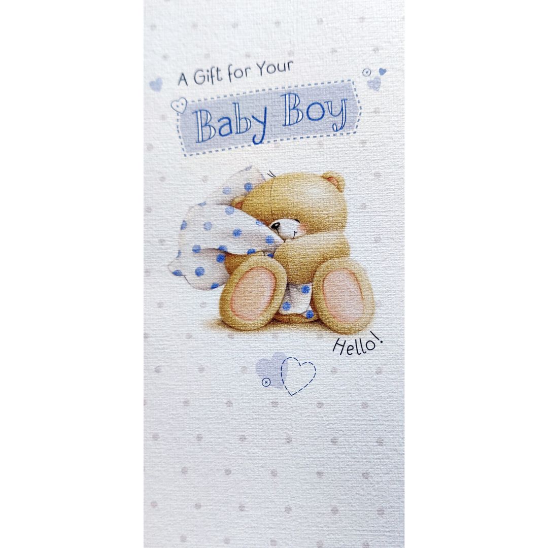 A Gift For Your Baby Boy ' Money Wallet Greeting Card