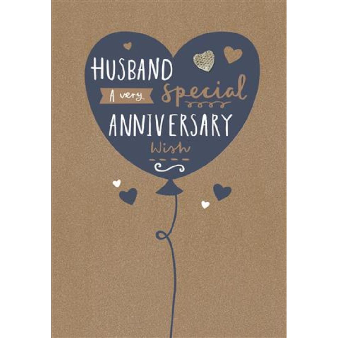 Husband A Very Special Anniversary Wish' Greeting Card