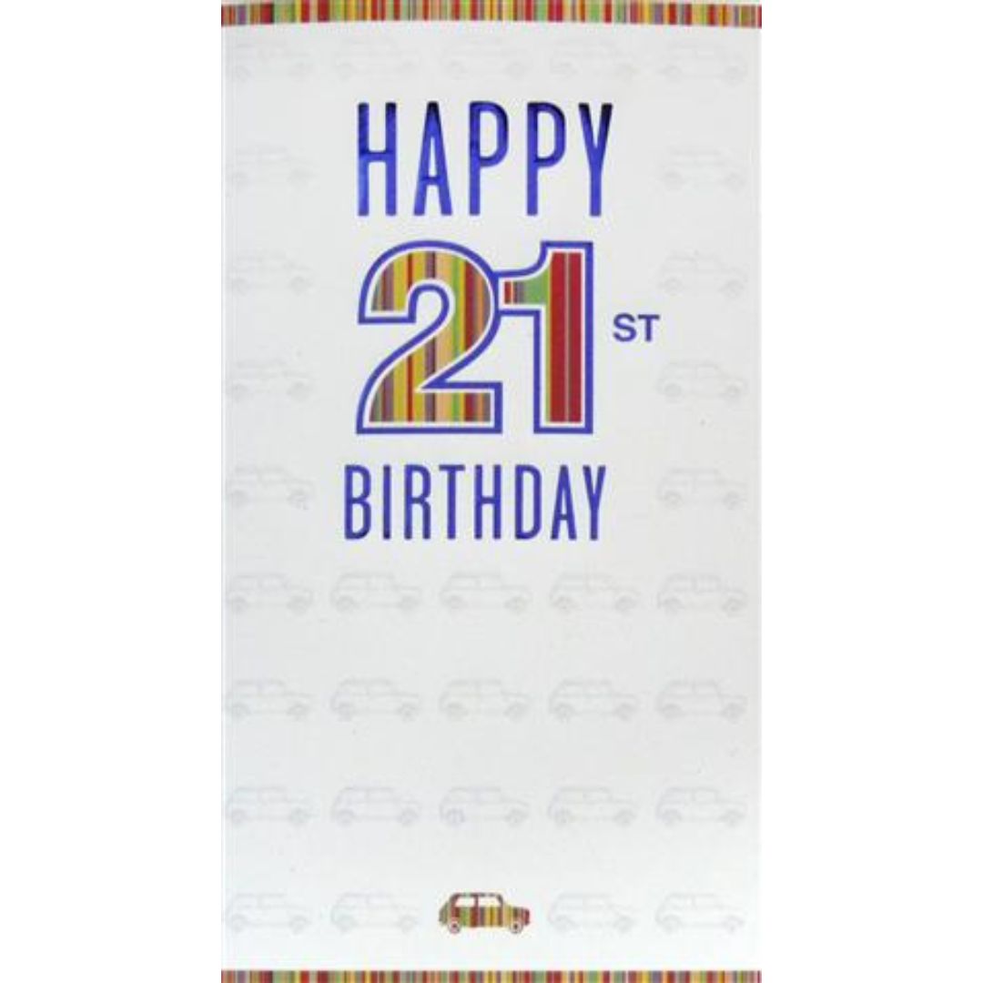 Happy 21st Birthday' Greeting Card