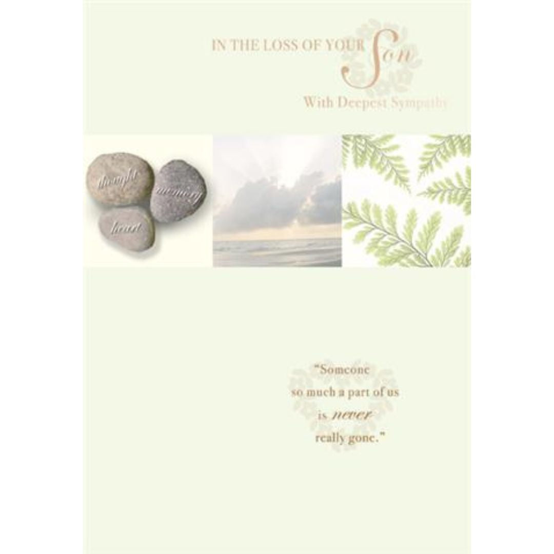 In The Loss Of Your Son' Greeting Card