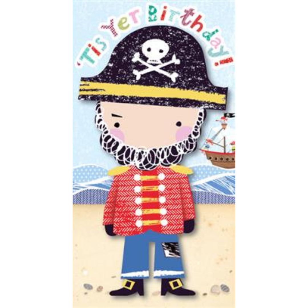 Tis Yer Birthday Pirate' Greeting Card