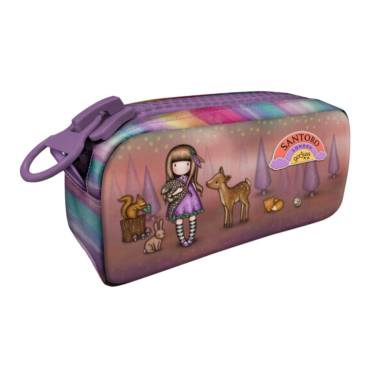 Santoro Gorjuss Pencil Case with Giant Zip Be Kind To All Creatures