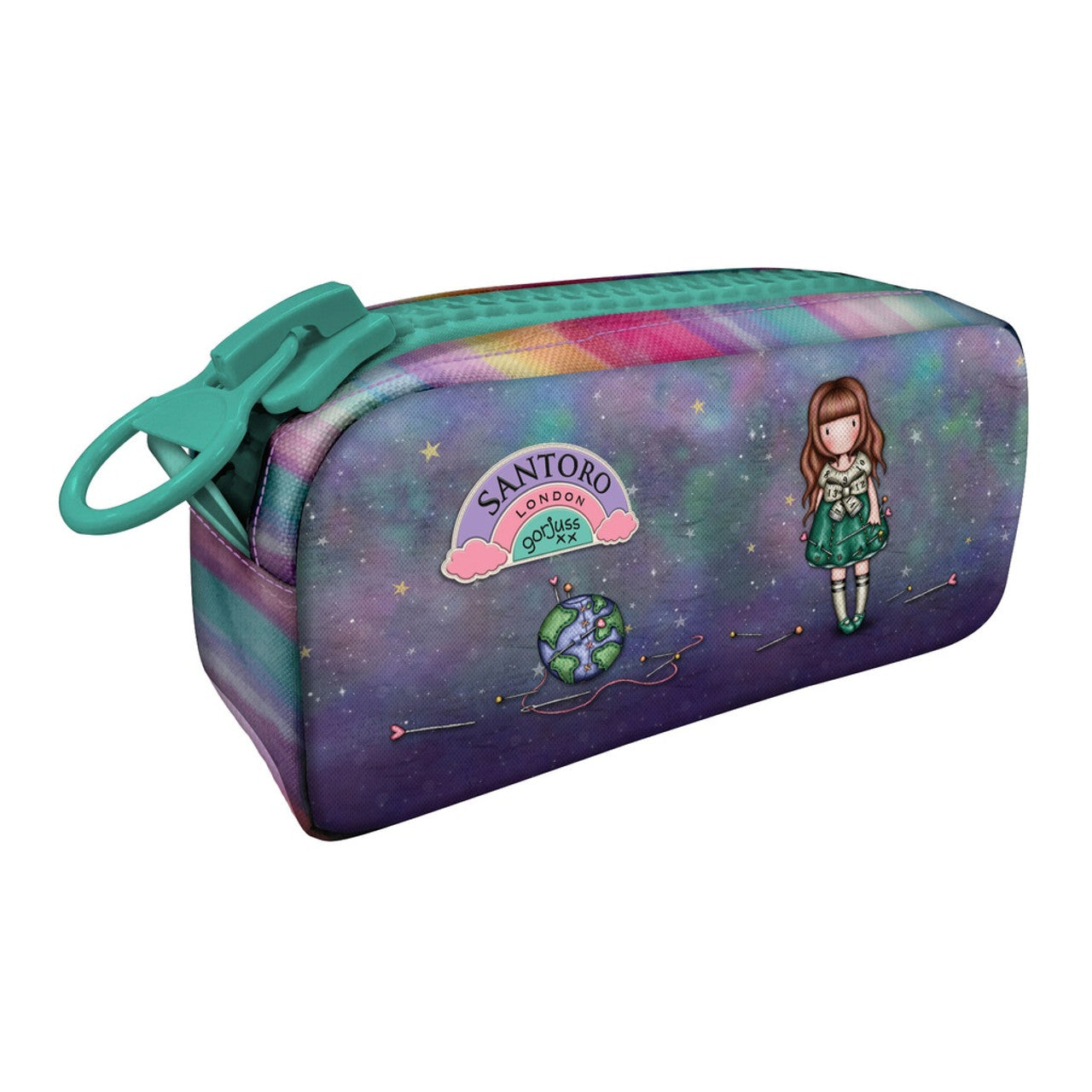 Santoro Gorjuss Pencil Case with Giant Zip Be Kind To Our Planet