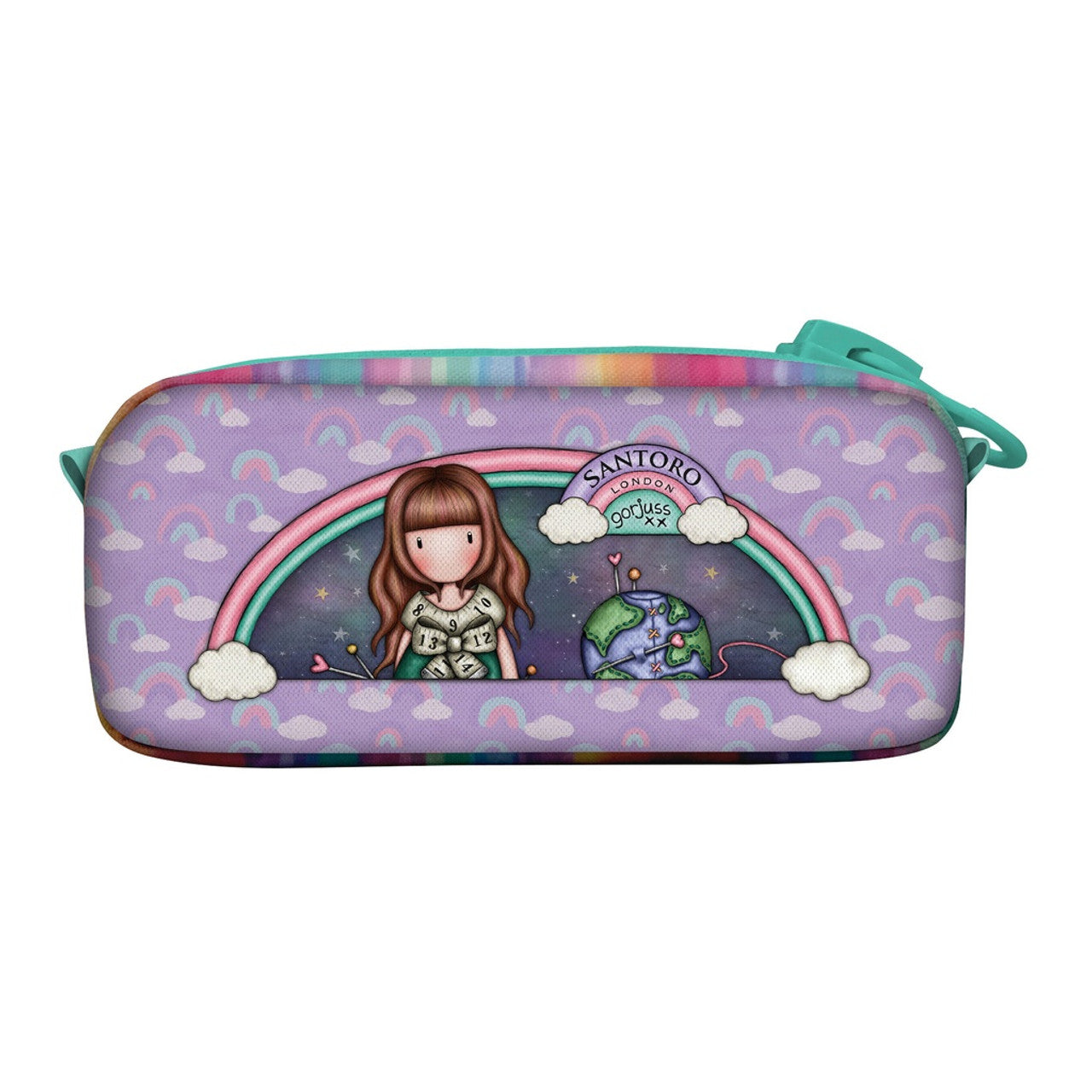 Santoro Gorjuss Pencil Case with Giant Zip Be Kind To Our Planet